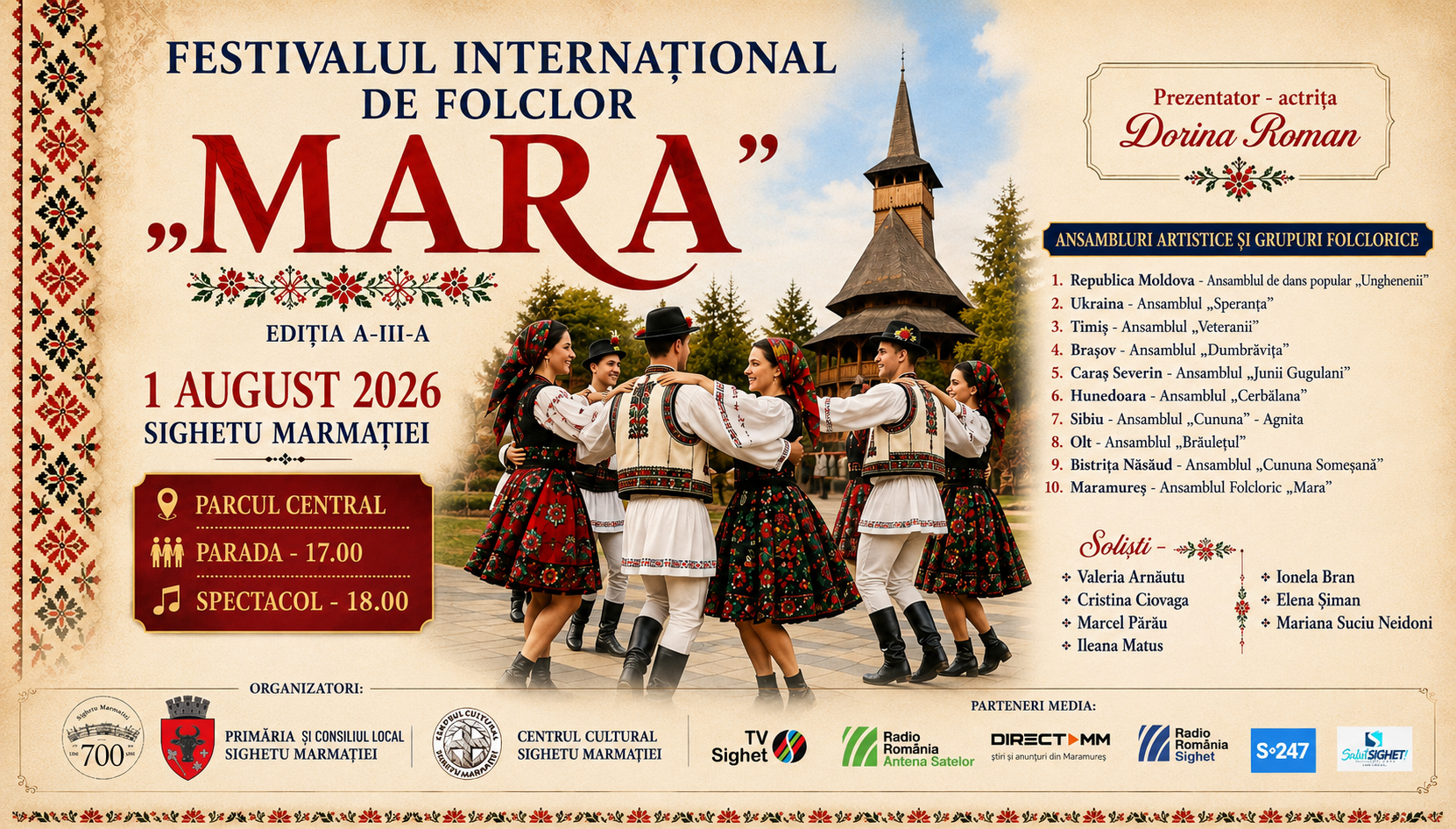 Unde te cazezi la Festivalul Internațional de Folclor MARA 2026