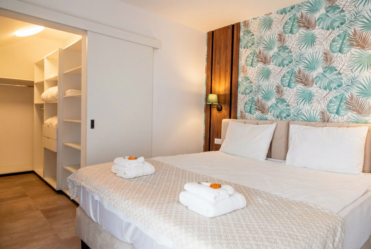Park Residence 1 - cazare hotel Sighetu Marmației - pat și amenajare