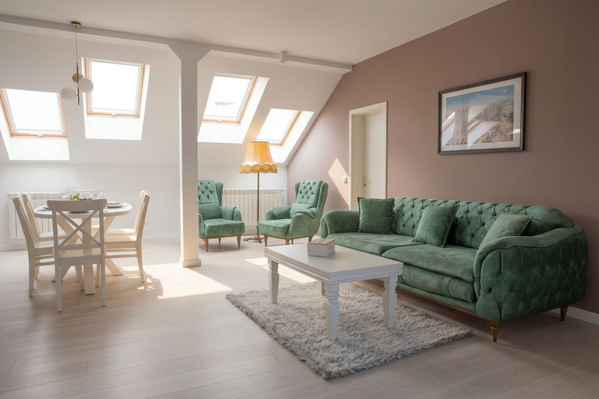 Apartament Penthouse - cazare hotel Sighetu Marmației - vedere interioară